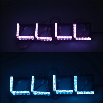 For MINI Bi LED Module Turn 8PCS 1.5 Inch 5D Crystal Matrix