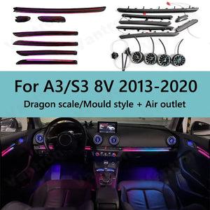 For A3 8V S3 RS3 2013-2020 Lhd Rhd Ambient Interior Atmosphere