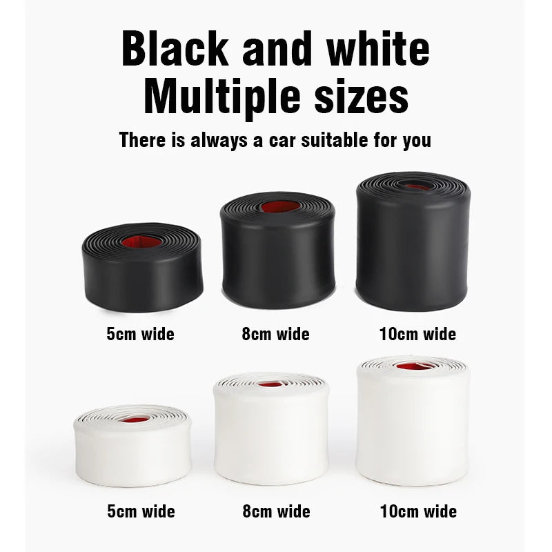Door Protector Body Black White Side Skirt anti-scratch