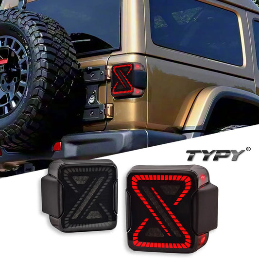 For Jeep Wrangler Taillight 2018-2020 Upgrade Typy Modified Drl
