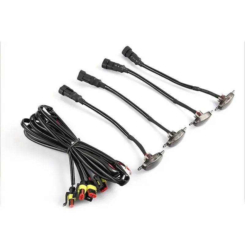 4X Grille Yellow Daytime Running Decor Warning Pickup Truck