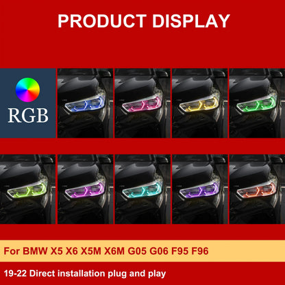For BMWF95 X5M G05 X5 Laser RGB X6 G06 Multicolor Boards Drl