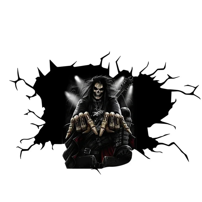 Stickers Halloween Floor Wall Skeleton Horror Sticker