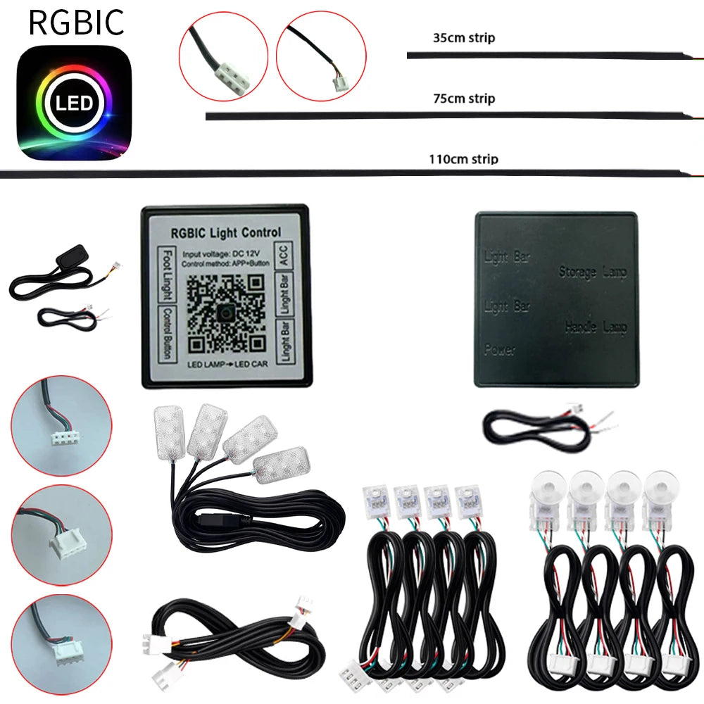 Rgbic Ambient 35CM 75CM 110CM Strip Door Storage Extension