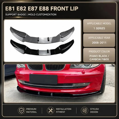 For BMW 1 Series E81 E82 E87 E88 Lci 2008-2011 Front Bumper Lip