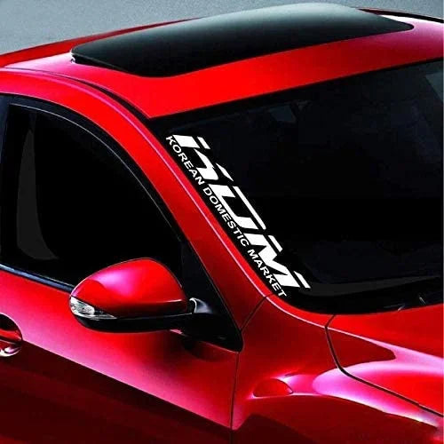 For Graphics 20" Kdm #1 Korean Racing Side Windshield Banner