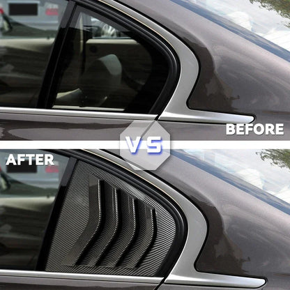 For BMW 3 Series F30 318I Carbon Fiber Triangular Rear Window