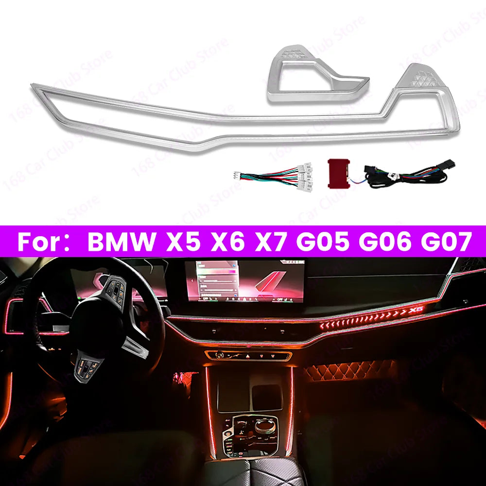 For LED 11 Color Center Console Ambient BMW X5 X6 X7 G05 G06