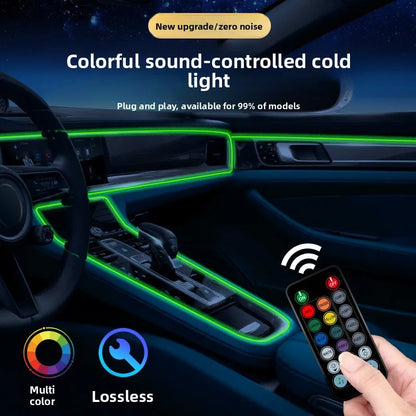 USB Cold Cable Ambient Guide Strip installation-free Wiring In
