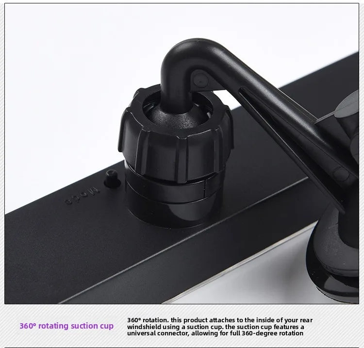 For Auto Solar Strobe Emergency Windshield Flash Warning RGB