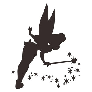 Magic Wand Tinkerbell Star Sticker Waterproof Creative