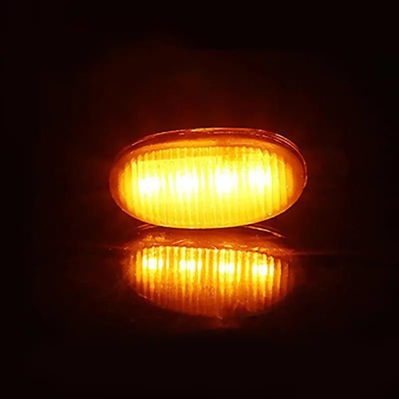 4X Grille Yellow Daytime Running Decor Warning Pickup Truck