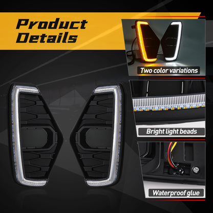 For Nissan Navara NP300 Frontier 2020 Fog Drl Daytime Running