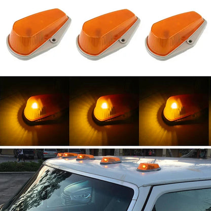 For Ford F350 F150 F250 1973-1997 5PCS Roof Cab Marker Running