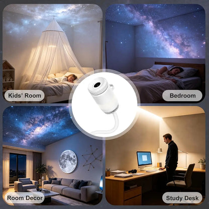 24 In USB Interior Roof Star Galaxy Projection Ambient
