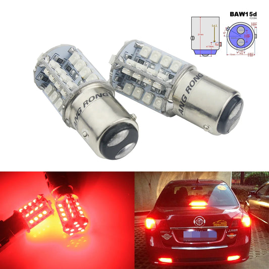 2PCS baw15d 567 PR21 5W Smd Bulb Tail Stop
