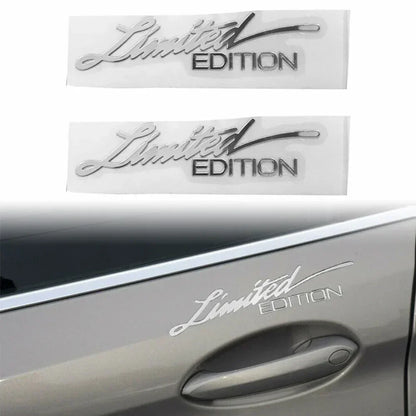 All Models 2X Silver Limited Edition Logo Emblem Badge