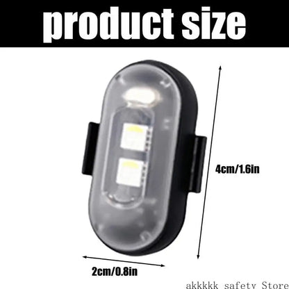 Xxff Wireless USB Rechargeable Waterproof Anti Collision Outdoor