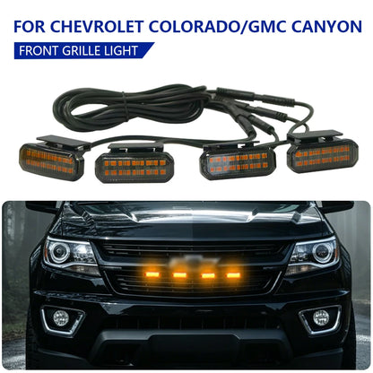 For Chevrolet Colorado Front Grille Warning Special Mesh