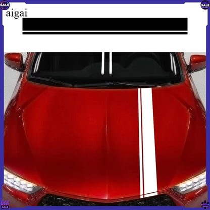 For Pickup Trcks Bonnet Sticker Hood Racing Decals SUV Stripes