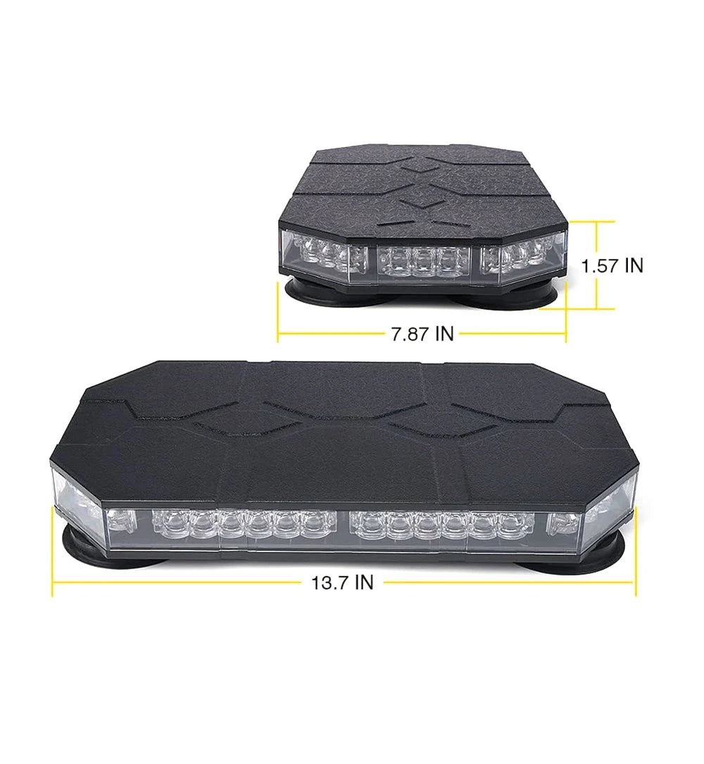 12V 24V Roof Strobe Emergency Warning Safety Truck Ambulance
