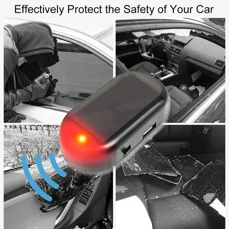 Simulation Warning Flashing Alarm Interior Sensing Solar