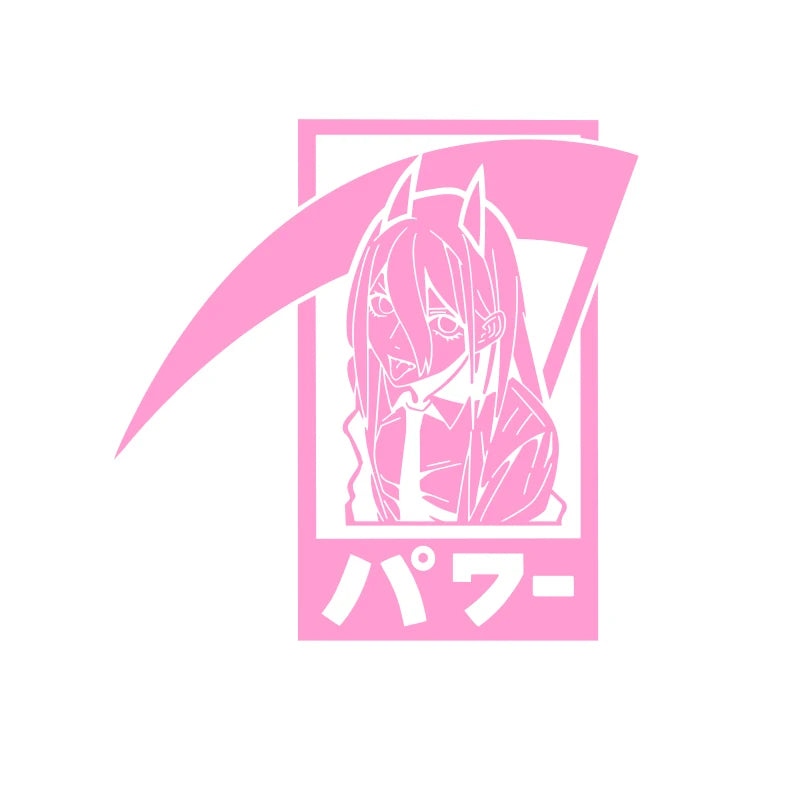 Japanese Anime Sticker Notebook External Parts Window Bumper