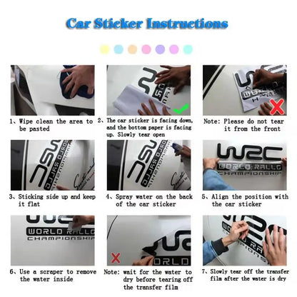 Fuyoohi Funny Decal Black White No Problem Off Road