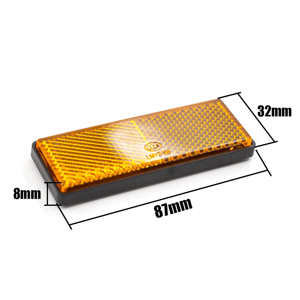 1PC Safety Mark Signal Strip M6 Screw Fixed Self