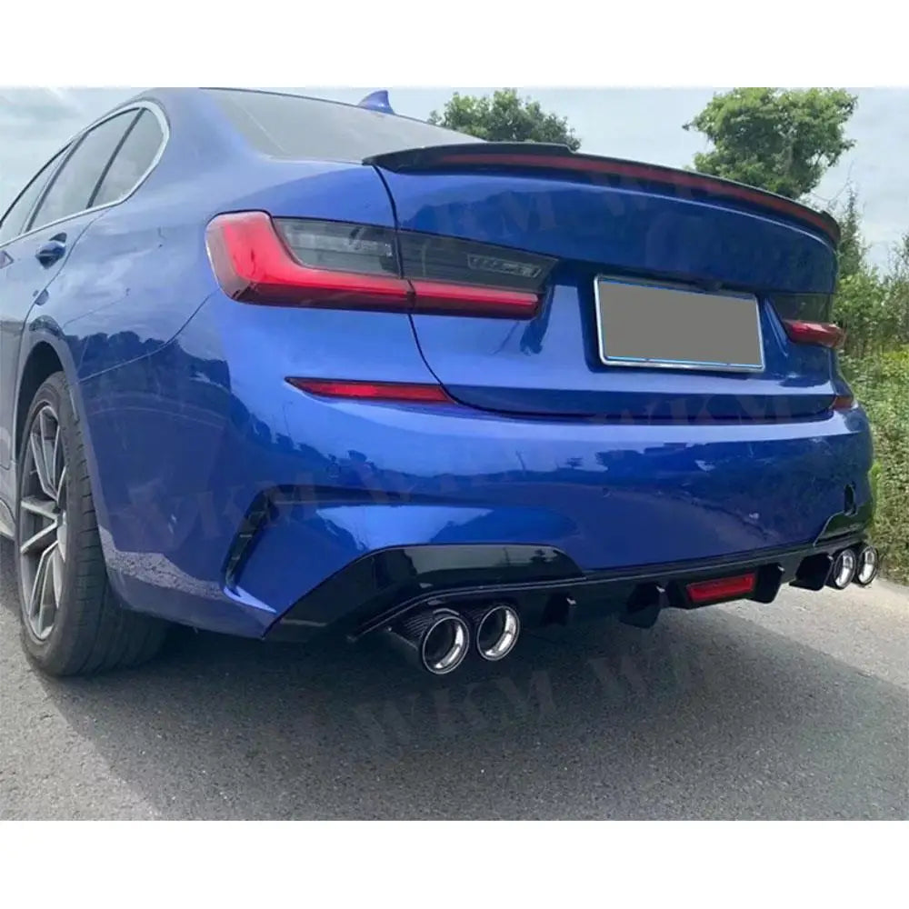 For BMW 3 Series G20 G28 Jiache ABS Rear Bumper Lip Diffuser