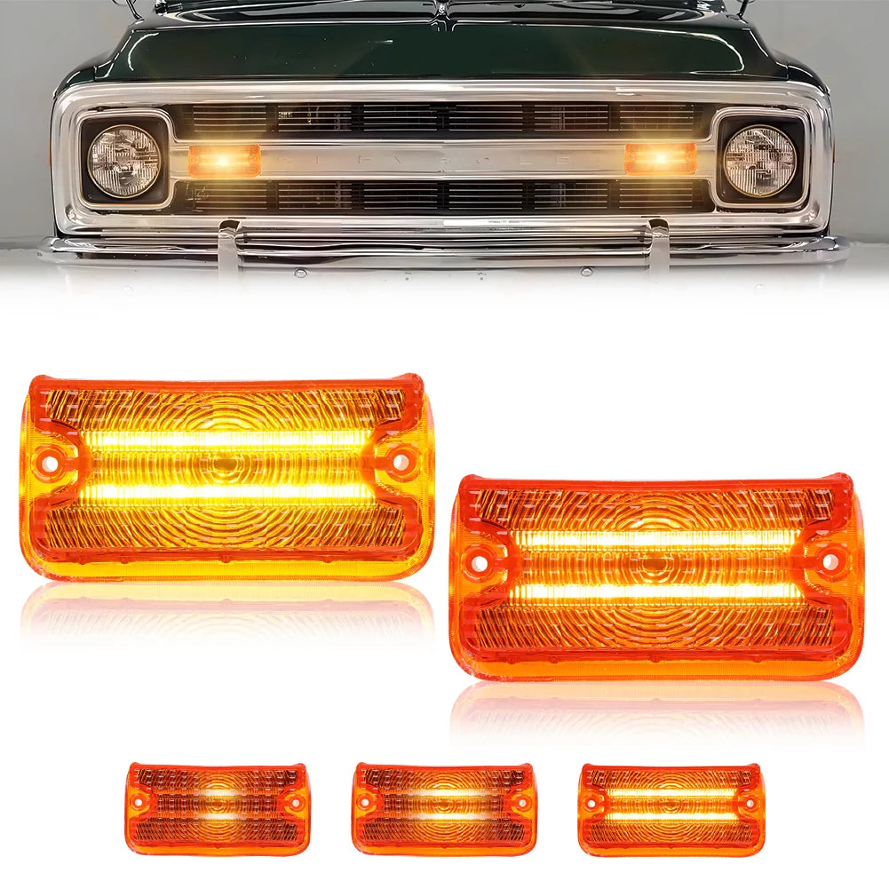 For 1967 1968 Chevrolet C10 C20 2PCS C30 K10 K20 K30 P10 Truck