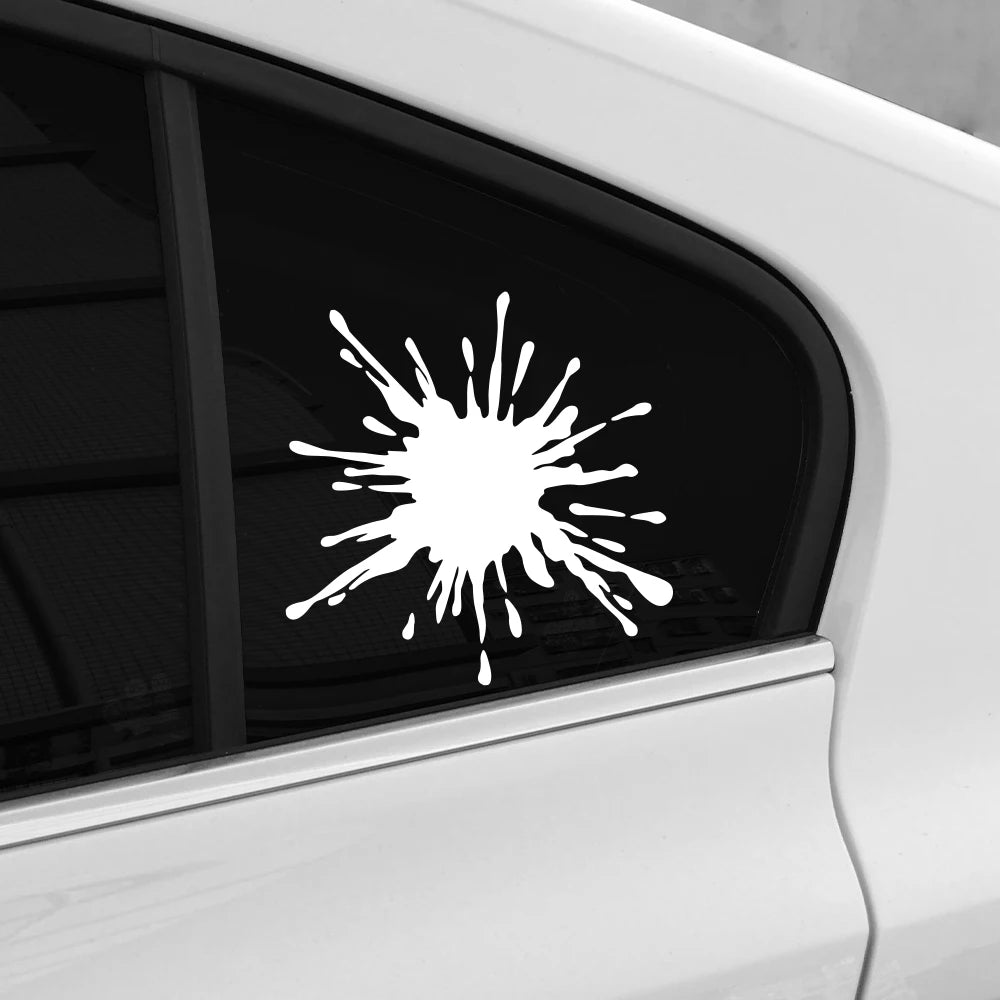 Creative Sticker Water Splash Pattern Vinyl Decal Waterproof