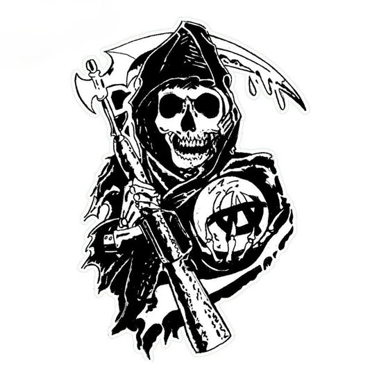 Z144 13CM 17CM Sticker Sons Anarchy Anime Decal Decor