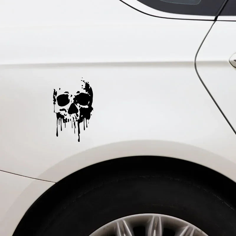 Skull Pattern Sticker Custom Stickers Motorcycle Exterior Parts