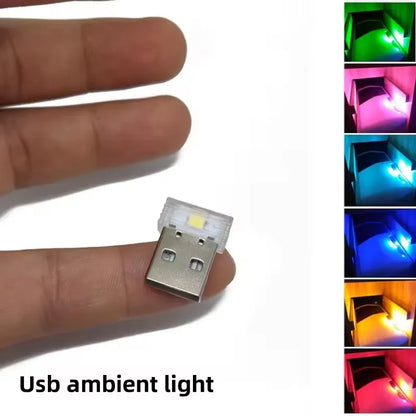 USB Interior Colorful Atmosphere Lighting Wiring Mounted Touch