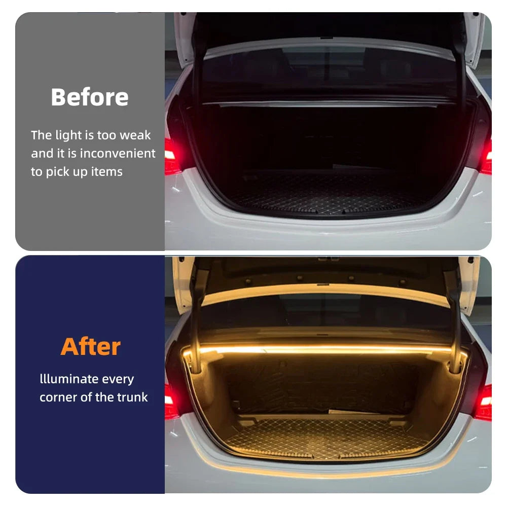 For Benz A B C E Eqe Cla Cls Class Flexible Silicone Trunk Strip