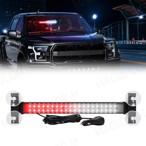 Strobe Front Flash Warning Windshield Bar Traffic Advisor