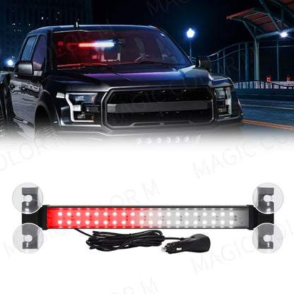 Strobe Front Flash Warning Windshield Bar Traffic Advisor