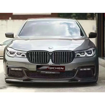For BMW 7 Series G11 G12 Carbon Fiber Front Lip Bumper Diverter