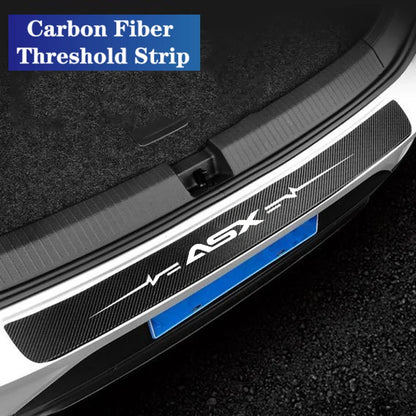 For Mitsubishi Asx Logo Decals Door Sill Trunk Protect Strips