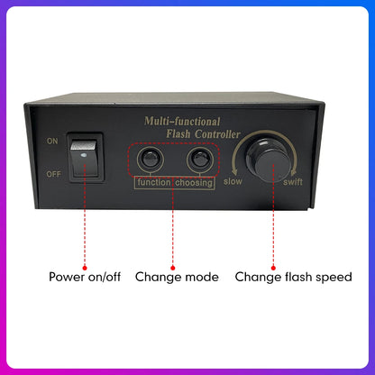 In Xenon Strobe Flashlight Warning Flash light-704-4