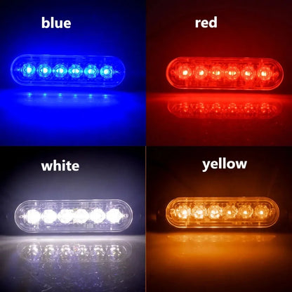 Strobe Warning 12V 24V Grille Flashing Bar Beacon Amber