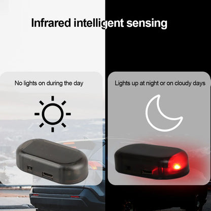 Kebidumei Fake Security Warning Alarm Solar Powered anti-theft