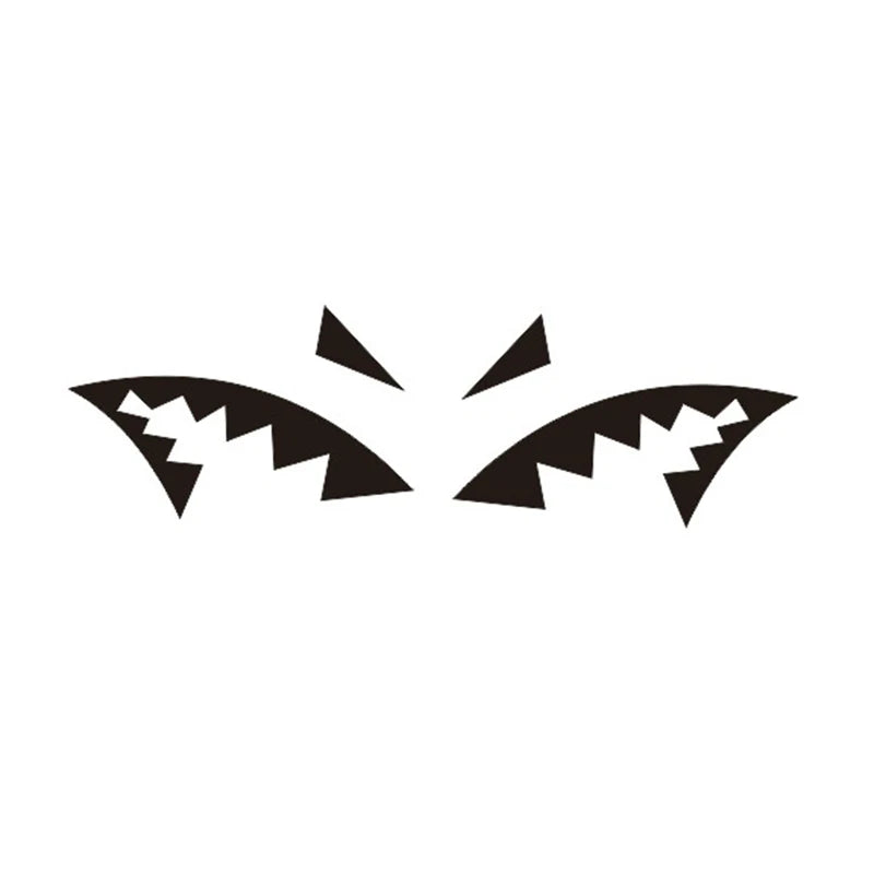Antenna Shark Mouth Stickers Fashion Reflective Vinyl Decals Fin