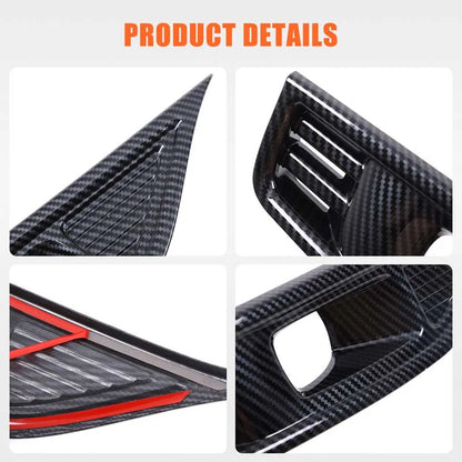 For BYD Shark 2024+ Pickup Truck Front Fog Exterior ABS Carbon