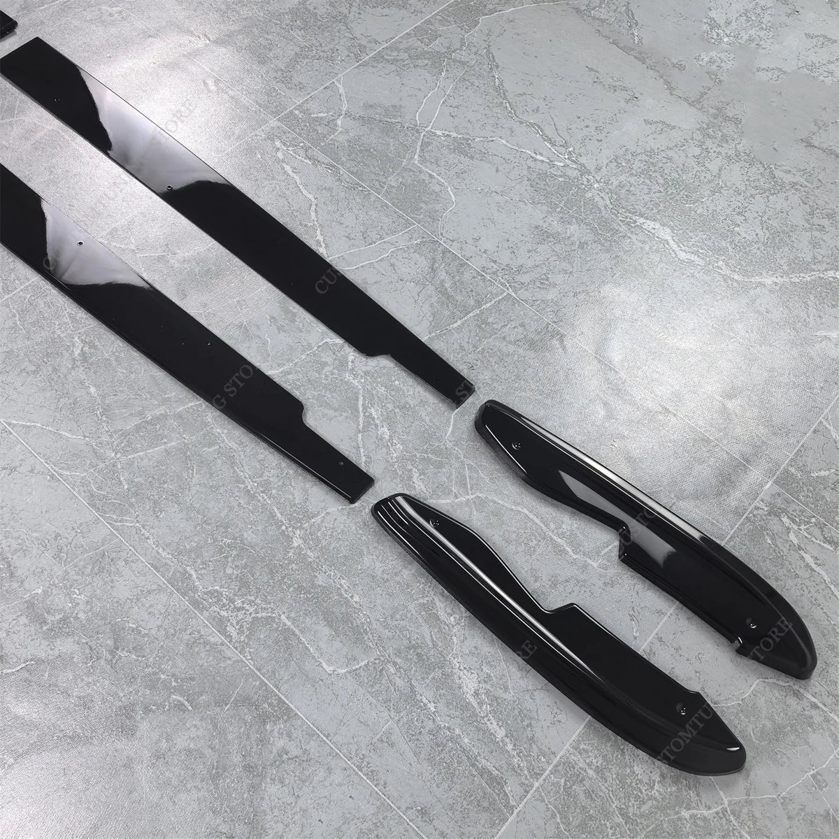For BMW E90 E91 3 Series Gloss Black Max ABS Side Skirt