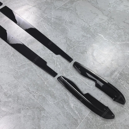 For BMW E90 E91 3 Series Gloss Black Max ABS Side Skirt