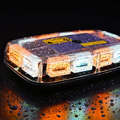 Nilight 2PCS 12 Roof Strobe 48LED Flashing Hazard Emergency