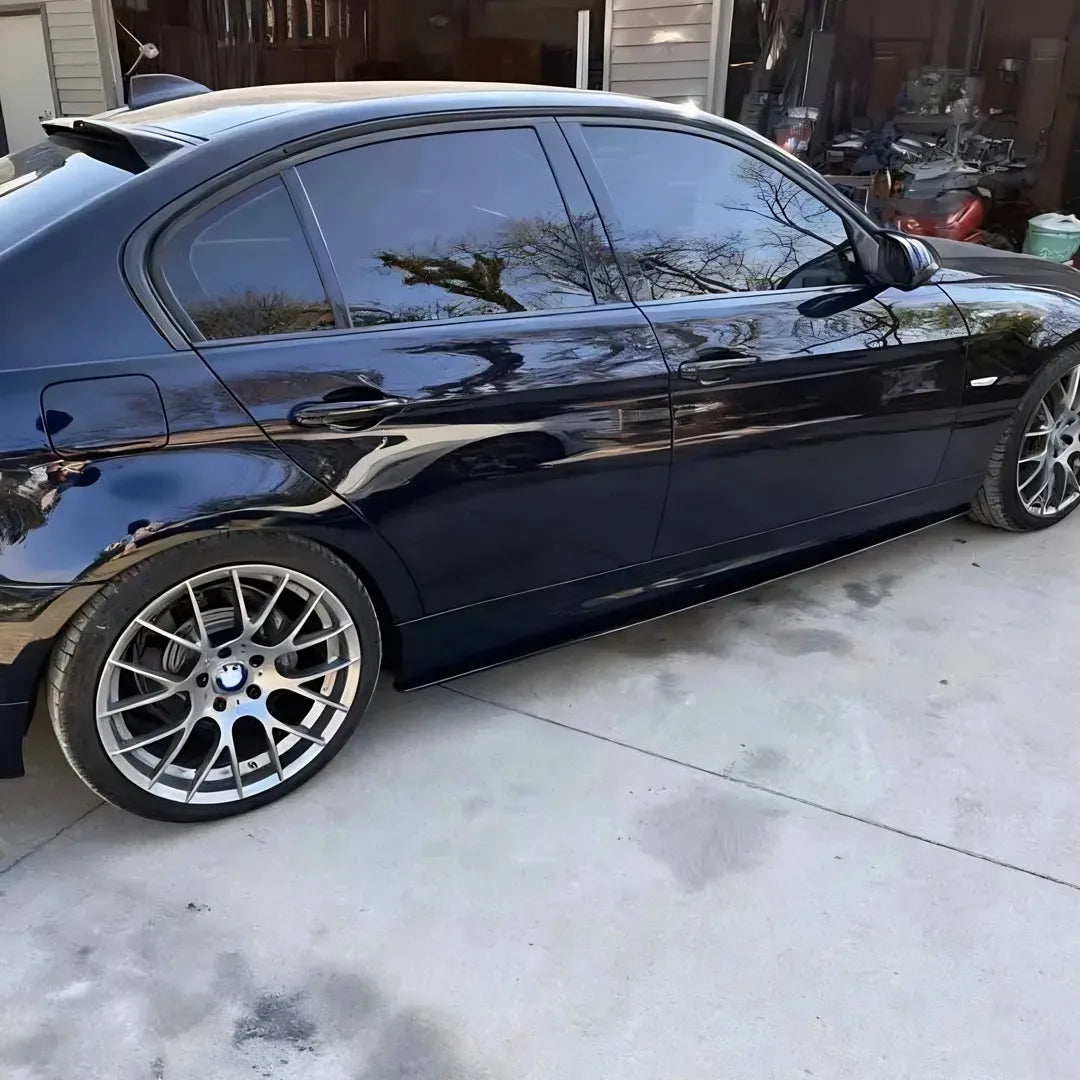 For BMW 3 Series E90 M3 Side Skirt ABS Wide Body Kit 4-door 330I