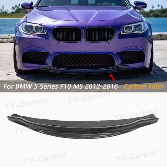 For BMW 5 Series F10 M5 2012 2016 Real Carbon Fiber Front Bumper